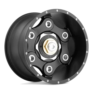 Moto Metal – MO977 LINK – Black – 18″x10″ -24mm – All weather Wheels – MO97781035724N
